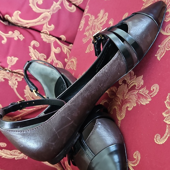 Tory Burch T-strap cap-toe flats #8 - Picture 6 of 13